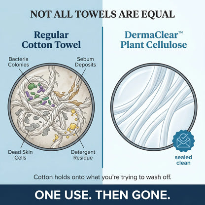 DermaClear™ Face Towels For Acne-Prone Skin