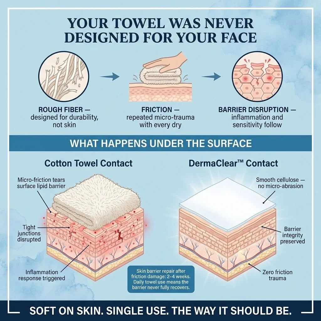 DermaClear™ Face Towels For Acne-Prone Skin
