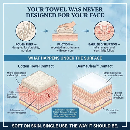 DermaClear™ Face Towels For Acne-Prone Skin