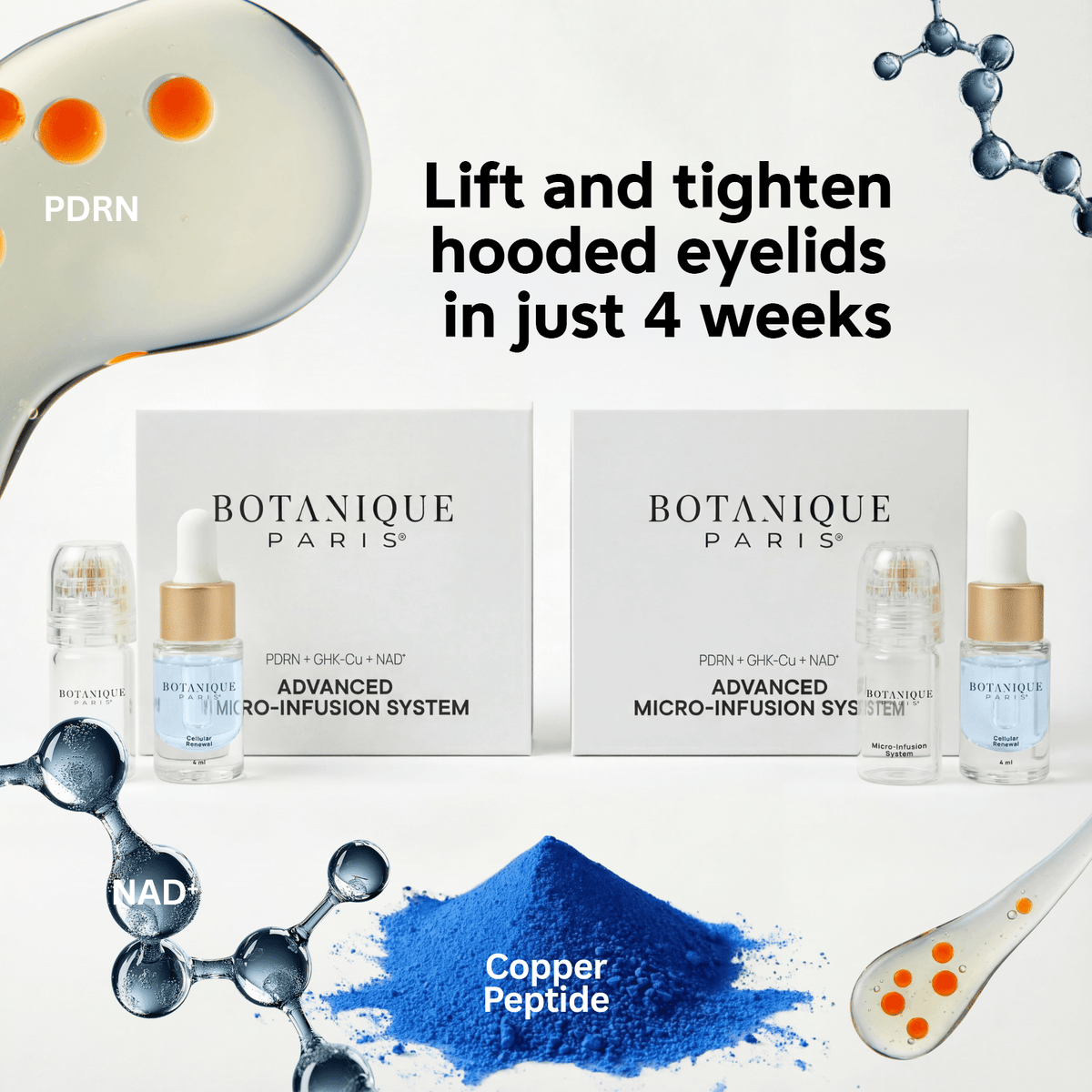 Micro-Infusion System For Hooded Eyelids for Men