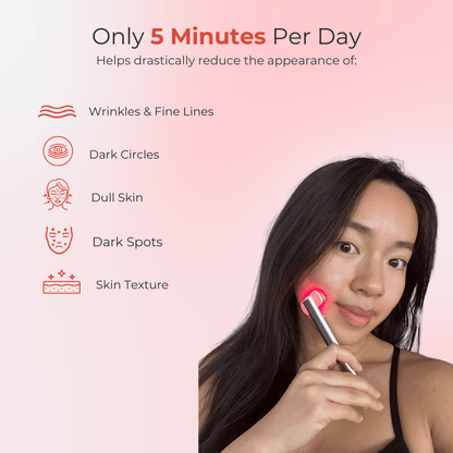 NovaGlow™ Red Light Therapy Wand